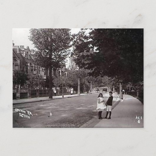 古いポストカード – Lynton Rd, Acton, London ポストカード (正面)