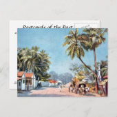 古いポストカード – Madras (Chennai),インド ポストカード (正面/裏面)