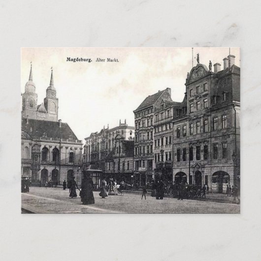 古いポストカード – Magdeburg, Germany ポストカード (正面)