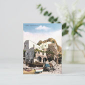 古いポストカード – Marina Piccola, Capri，イタリア ポストカード (スタンド正面)