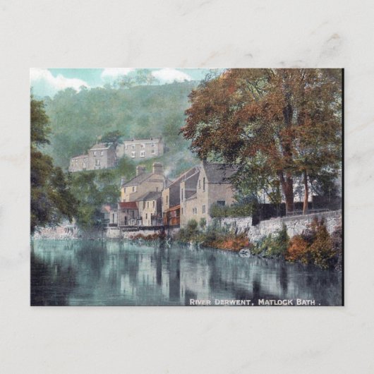 古いポストカード – Matlock Bath, Derbyshire ポストカード (正面)