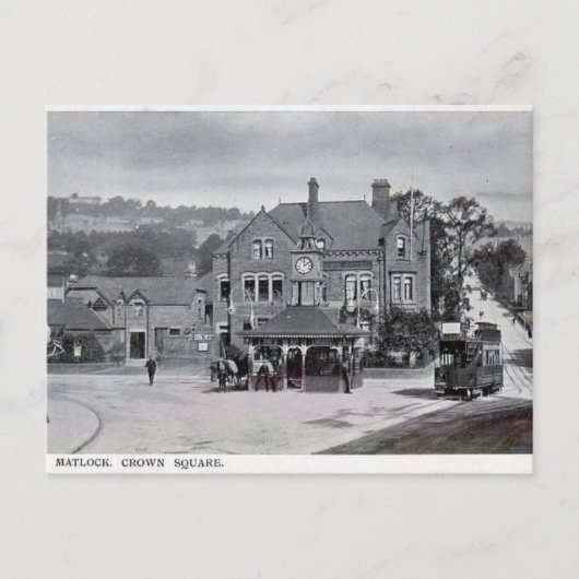 古いポストカード – Matlock, Derbyshire ポストカード (正面)
