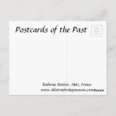 古いポストカード – Metz，フランス ポストカード (裏面)