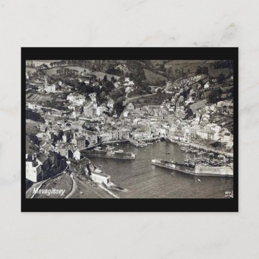 古いポストカード – Mevagissey, Cornwall ポストカード (正面)