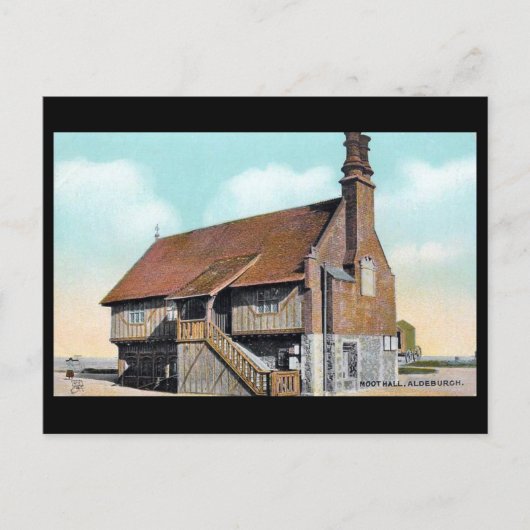 古いポストカード – Moot Hall, Aldeburgh, Suffolk ポストカード (正面)