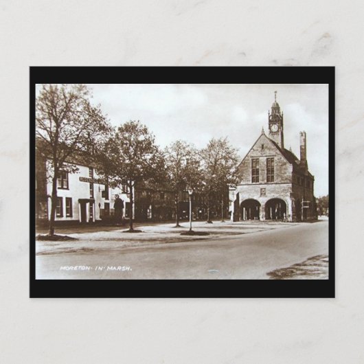 古いポストカード – Moreton-in-Marsh，グロスターシャー ポストカード (正面)