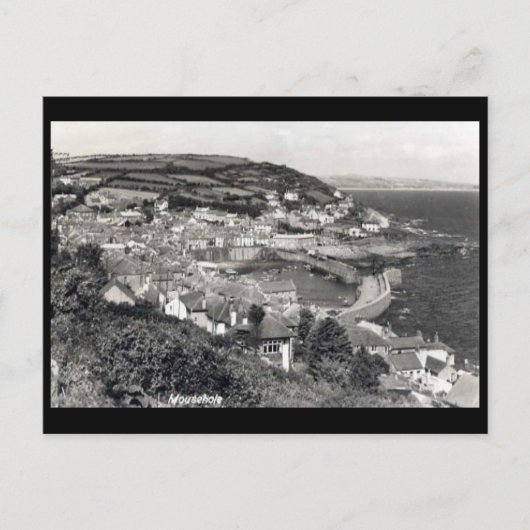 古いポストカード – Mousehole, Cornwall ポストカード (正面)