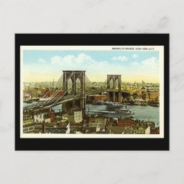古いポストカード – New York City, Brooklyn Bridge ポストカード