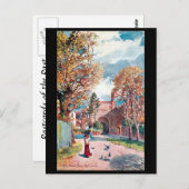 古いポストカード – Old Palace Yard, Richmond，ロンドン ポストカード (正面/裏面)