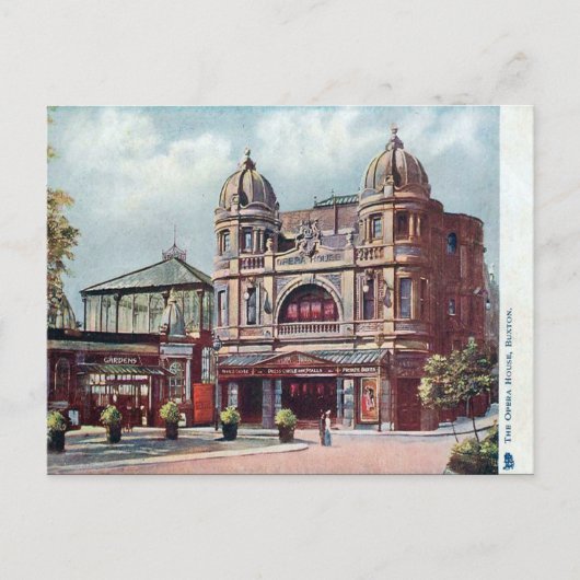 古いポストカード – Opera House, Buxton, Derbyshire. ポストカード (正面)