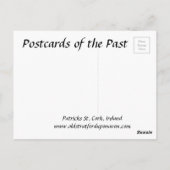 古いポストカード – Patricks St, Cork, Ireland ポストカード (裏面)