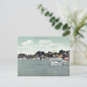 古いポストカード – Pawtuxet Cove, Rhode Island，アメリカ ポストカード (スタンド正面)