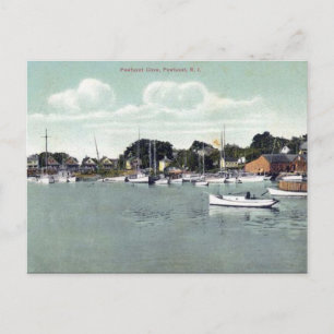 古いポストカード – Pawtuxet Cove, Rhode Island,アメリカ ポストカード
