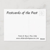 古いポストカード – Pisa，イタリア ポストカード (裏面)