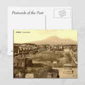 古いポストカード – Pompei, The Forum ポストカード (正面/裏面)