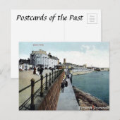 古いポストカード – Promenade, Penzance, Cornwall ポストカード (正面/裏面)