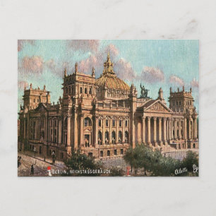 古いポストカード – Reichstag，ベルリン ポストカード