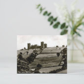 古いポストカード – Riber Castle, Matlock, Derbyshire ポストカード (スタンド正面)