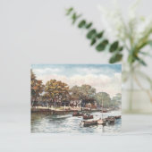 古いポストカード – River Dee, Chester, England ポストカード (スタンド正面)