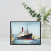 古いポストカード – RMS Carinthia ポストカード (スタンド正面)