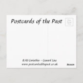 古いポストカード – RMS Carinthia ポストカード (裏面)