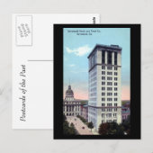 古いポストカード – Savannah Bank and Trust Co ポストカード (正面/裏面)
