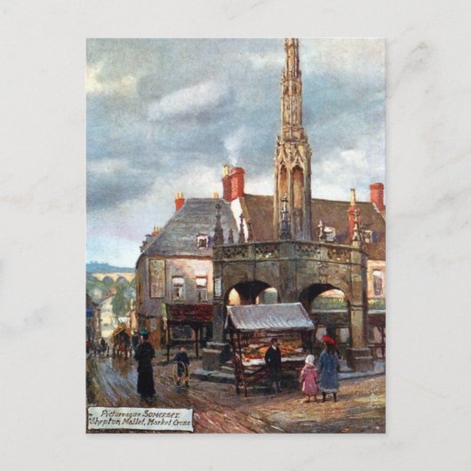 古いポストカード – Shepton Mallet, Somerset ポストカード (正面)