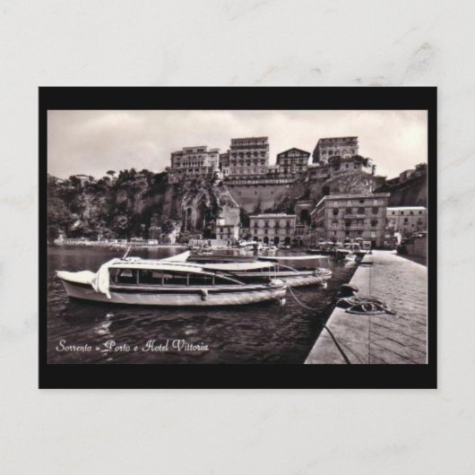 古いポストカード – Sorrento,イタリア ポストカード (正面)