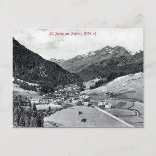 古いポストカード – St Anton am Arlberg,オーストリア ポストカード