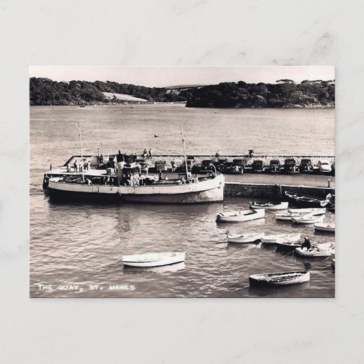 古いポストカード – St Mawes, Cornwall ポストカード (正面)