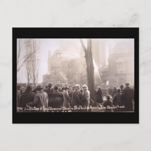 古いポストカード – Stratford-on-Avon, Shakespeare Me ポストカード (正面)