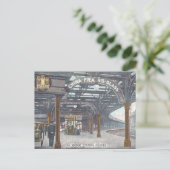 古いポストカード – Tay Bridge Station, Dundee ポストカード (スタンド正面)