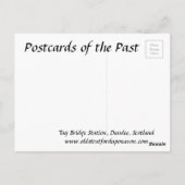 古いポストカード – Tay Bridge Station, Dundee ポストカード (裏面)