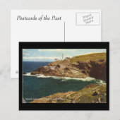 古いポストカード – Trevose Head, Padstow, Cornwall ポストカード (正面/裏面)