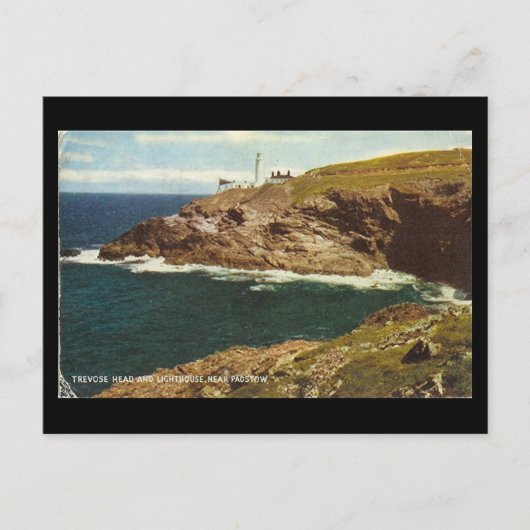 古いポストカード – Trevose Head, Padstow, Cornwall ポストカード (正面)