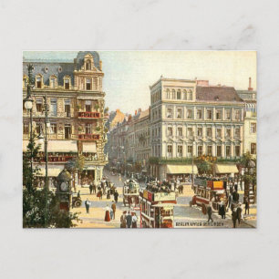 古いポストカード – Unter den Linden，ベルリン ポストカード