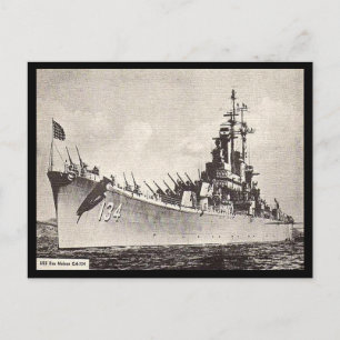 古いポストカード – USS Des Moines ポストカード