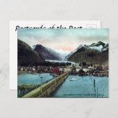 古いポストカード – Valdez，アラスカ，アメリカ ポストカード (正面/裏面)