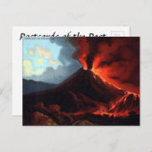 古いポストカード – Vesuvius ポストカード (正面/裏面)