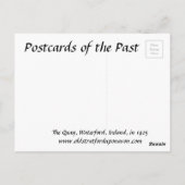 古いポストカード – Waterford, Ireland ポストカード (裏面)