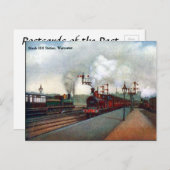 古いポストカード – Worcester ポストカード (正面/裏面)