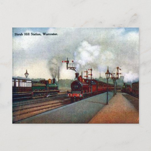 古いポストカード – Worcester ポストカード (正面)