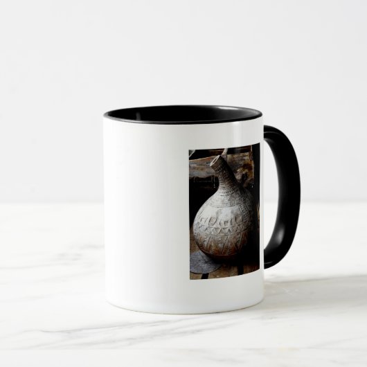 古いポット マグカップ (正面右)