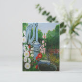 古いポンプ ポストカード (スタンド正面)