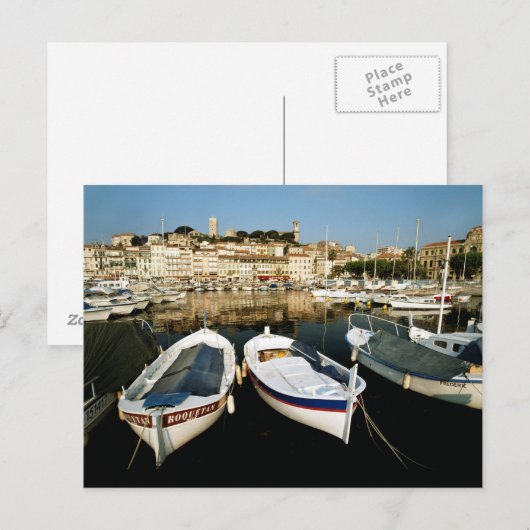 古いポート ポストカード (正面/裏面)