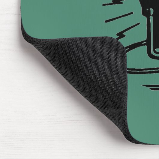 古いマイク マウスパッド (コーナー)