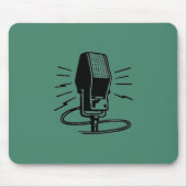 古いマイク マウスパッド (正面)