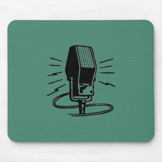 古いマイク マウスパッド (正面)