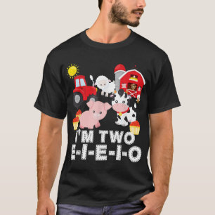 古いマクドナルドが農場子供部屋ライム2nd誕生田を持っていた tシャツ