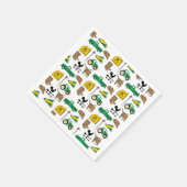 古いマクドナルドは農場を持っていた私の農場の生活子供へ スタンダードカクテルナプキン (角)